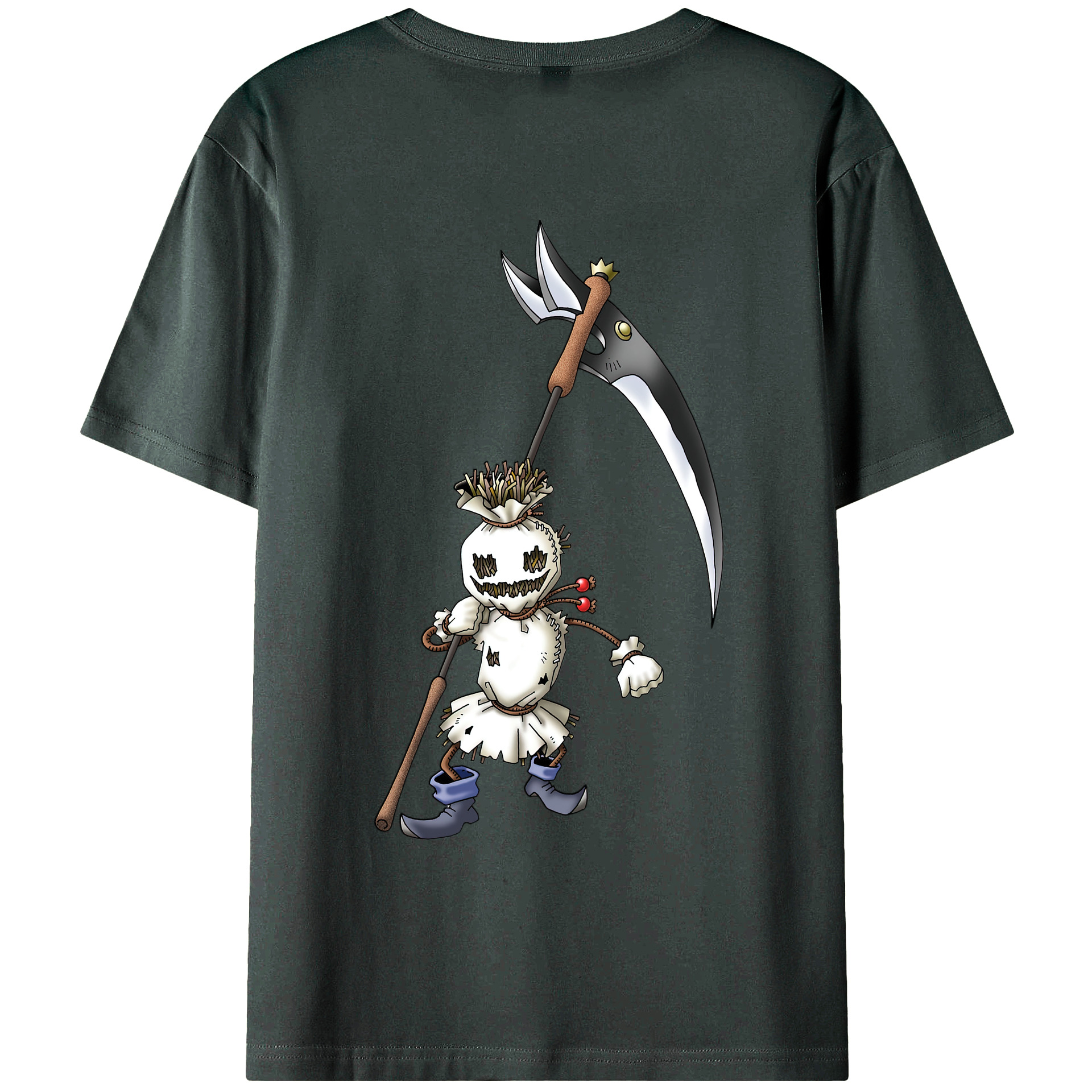 （画像用） ドラゴンクエスト Doragon Kuesuto Dragon Quest 綿100％ メンズ半袖Tシャツ（バックプリント） 通気性